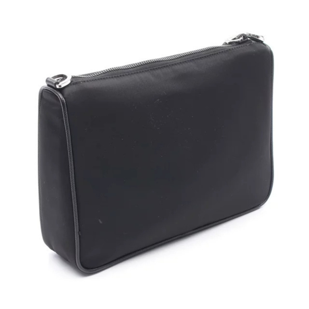 Prada Bag TRAVEL Black SAFFIANO Leather Shoulder Black